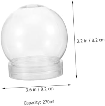 ABOOFAN 10pcs DIY Plastic Candy Bottle with Screw Cap