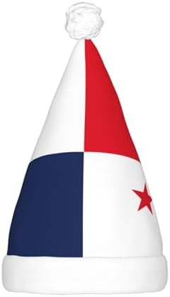 Panama Flag Christmas Hat with LED Lights