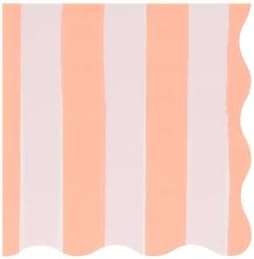 Meri Meri Pastel Striped Napkins Pack of 16