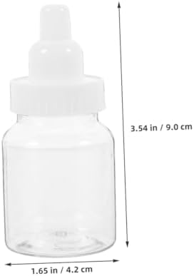Cabilock 60pcs Transparent Candy Bottles for Party Favors