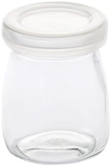 PRETYZOOM 10pcs Glass Pudding Jars with Lids for Party Favors