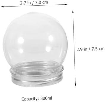 Cabilock 10pcs Plastic Candy Jar for Weddings Parties Festivals