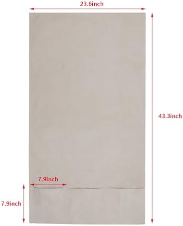 JIAHG Chenille Sofa Armchair Cover with Side Pockets