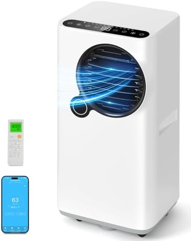 16000 BTU Smart Portable Air Conditioner with Cooling Dehumidifier Fan