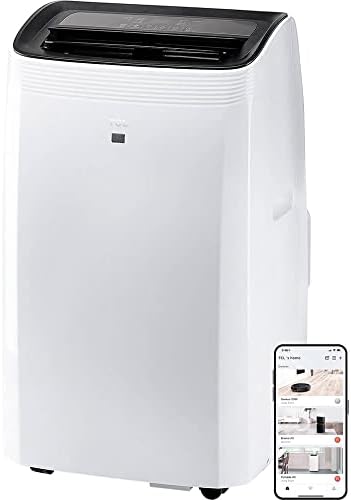 TCL H8P26W 12000 BTU Portable AC with Dehumidifier and Fan White