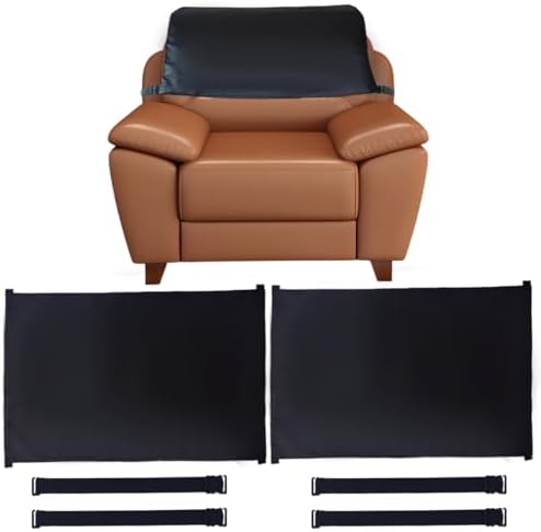 2PCS 17x27 Inches Satin Recliner Headrest Cover 1