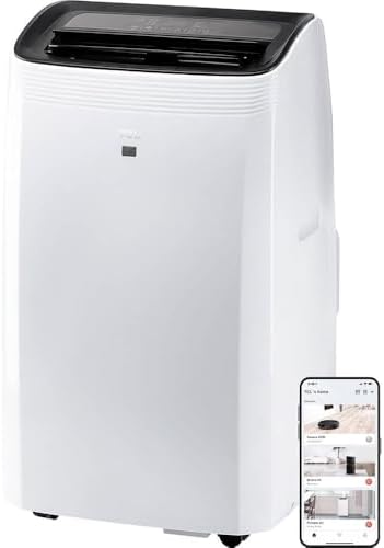 TCL H8P26W 12000 BTU Portable AC with Dehumidifier and Fan White