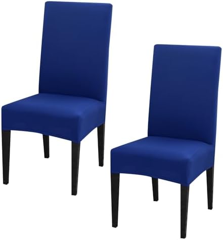 Stretch Chair Covers Set of 2 Royal Blue