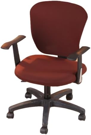 SHILINTONG Office Chair Cover 2 Piece Universal Jacquard Slipcover