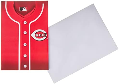 Cincinnati Reds Invitation Thank You Card Set - 388 x 563