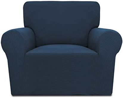 PureFit Stretch Chair Slipcover Dark Blue