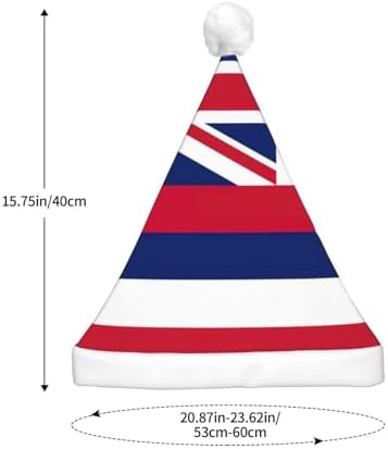 Hawaii Flag Christmas Hat with LED Light