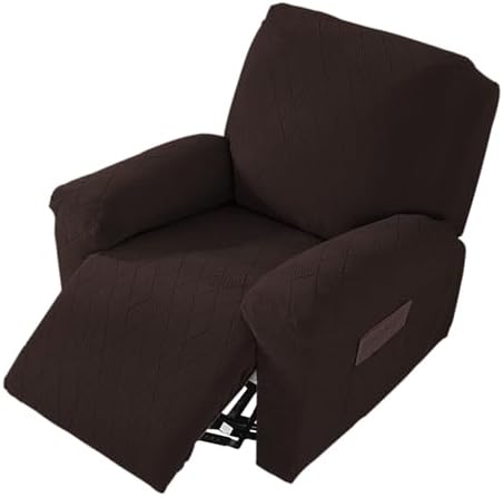 Northern Brothers Oversized Recliner Cover - Dark Brown 4 Piece Set