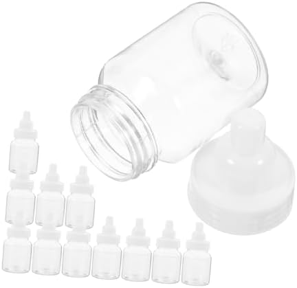 Cabilock 60pcs Transparent Candy Bottles for Party Favors