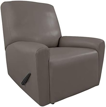 Easy-Going PU Leather Recliner Slipcovers 4 Piece Waterproof Stretch Furniture Covers