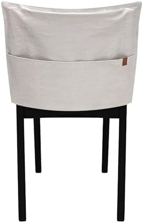 Muka Living Room Chair Cover with Pockets - Light Grey
