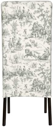 GeRRit Black French Country Toile Dining Chair Covers