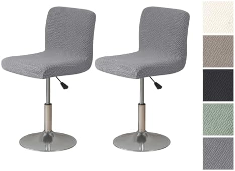 FUANGUI Stool Covers Set of 2 for Kitchen and Pub Chairs