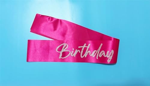 Birthday Squad Sash - 8 Pack Party Favors Decorations