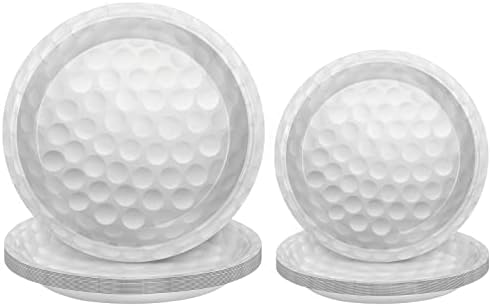 Durony 48 Pack Golf Dessert Plates for Golf Themed Parties