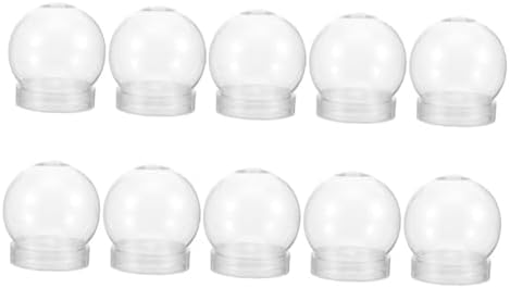 Homoyoyo 10pcs Clear Candy Jars for Party Favors and DIY Crafts