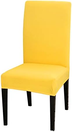 4 Pack Stretch Spandex Dining Chair Covers Removable and Washable