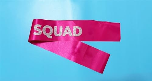 Birthday Squad Sash - 8 Pack Party Favors Decorations