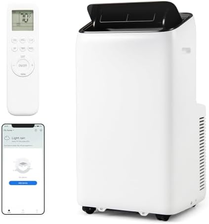 ARLIME 14000 BTU Portable AC Unit with Wi-Fi Fan and Dehumidifier