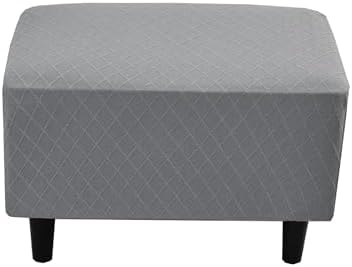 Stretch Jacquard Ottoman Cover for Footstool