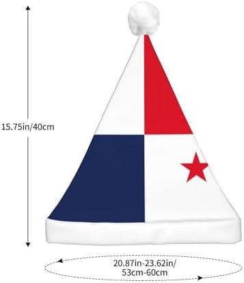 Panama Flag Christmas Hat with LED Lights