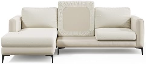 Nolan Interior Magic Sofa Cover - Jade White Pet Proof Slipcover