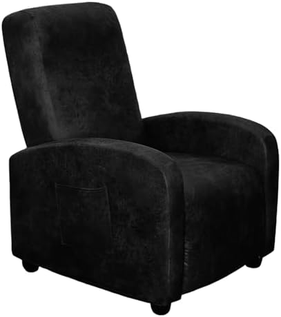Leather Look Recliner Chair Covers 4-Piece Set