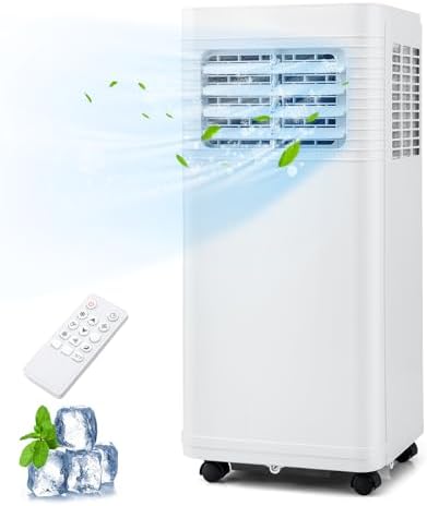 DORTALA 9000 BTU Portable AC Unit with Fan and Dehumidifier 1