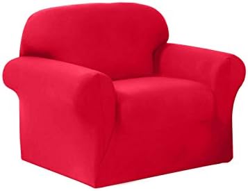 Madison Jersey Sofa Slipcover Red