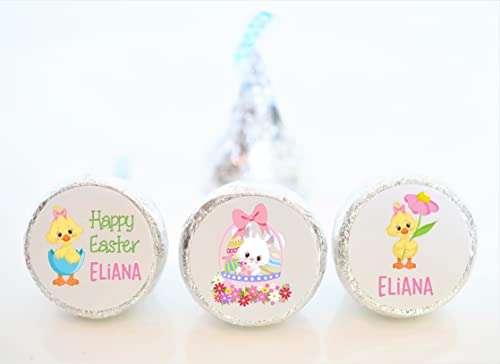 Easter Candy Kiss Sticker Labels 108 Stickers