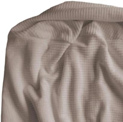 Lightweight Stretch Ottoman Slipcover for Round Ottoman