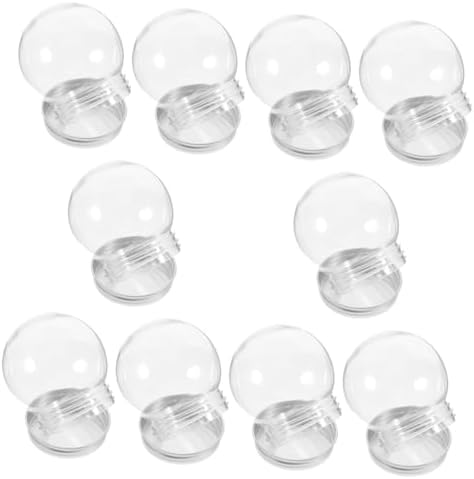 Cabilock 10pcs Plastic Candy Jar for Weddings Parties Festivals