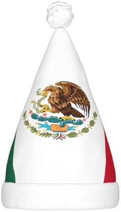 Flag Of Mexico Christmas Hat With LED Lights