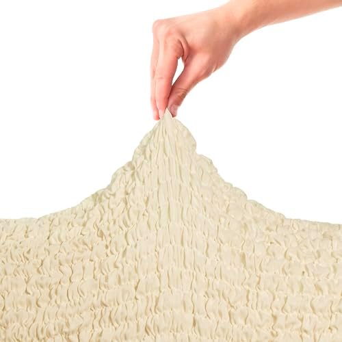 Mamma Mia Sofa Slipcover - Stretch Fit - Cream