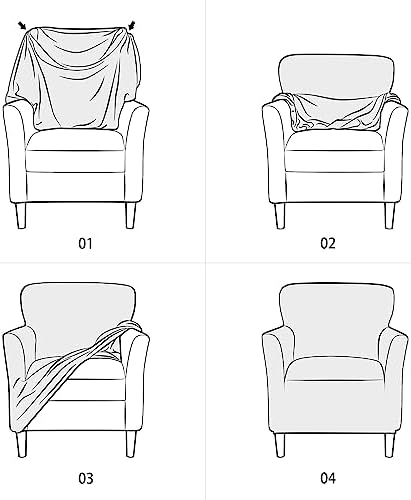 MIFXIN Stretch Armchair Slipcover with Arms