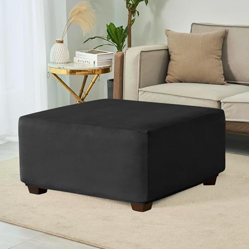 CONRUSER Stretch Ottoman Covers for Living Room Stools