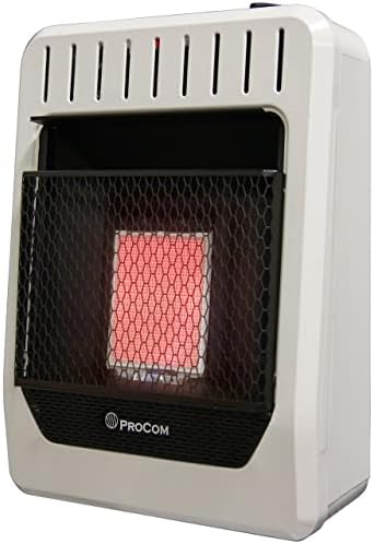 ProCom Heating ML1PTG Propane Gas Infrared Vent Free Space Heater with Thermostat Control