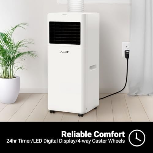 Aeric 5000 BTU Portable AC with Dehumidifier and Remote Control 1