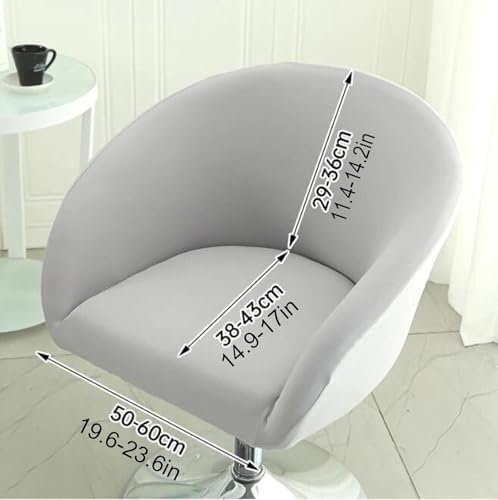 JACOJE Bar Stool Slipcover with Back and Arms