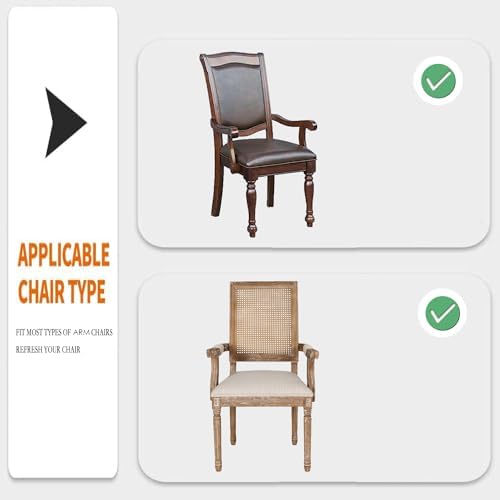 Deisy Dee Stretch Arm Chair Covers Dark Brown 1
