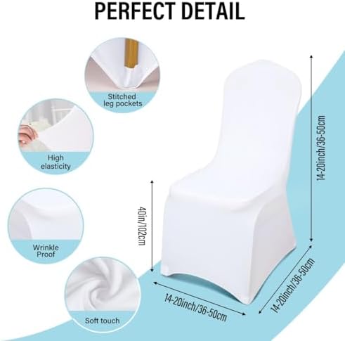 LEBENGURU Premium Spandex Chair Cover 30 PCS