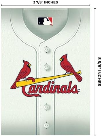 St Louis Cardinals Invitation Thank You Card Set - 388 x 563