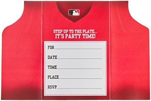 Cincinnati Reds Invitation Thank You Card Set - 388 x 563