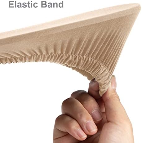 HFATMOS Round Bar Stool Covers 2 Pcs High Elastic Soft Easy to Clean