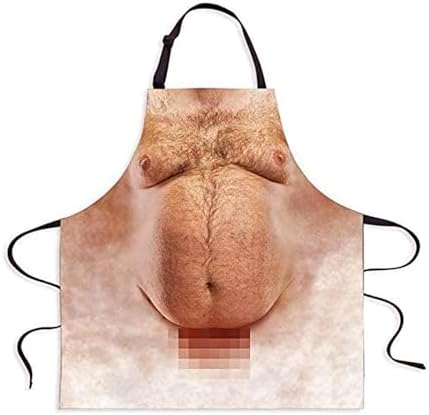 Funny Men Belly Apron for Christmas Prank